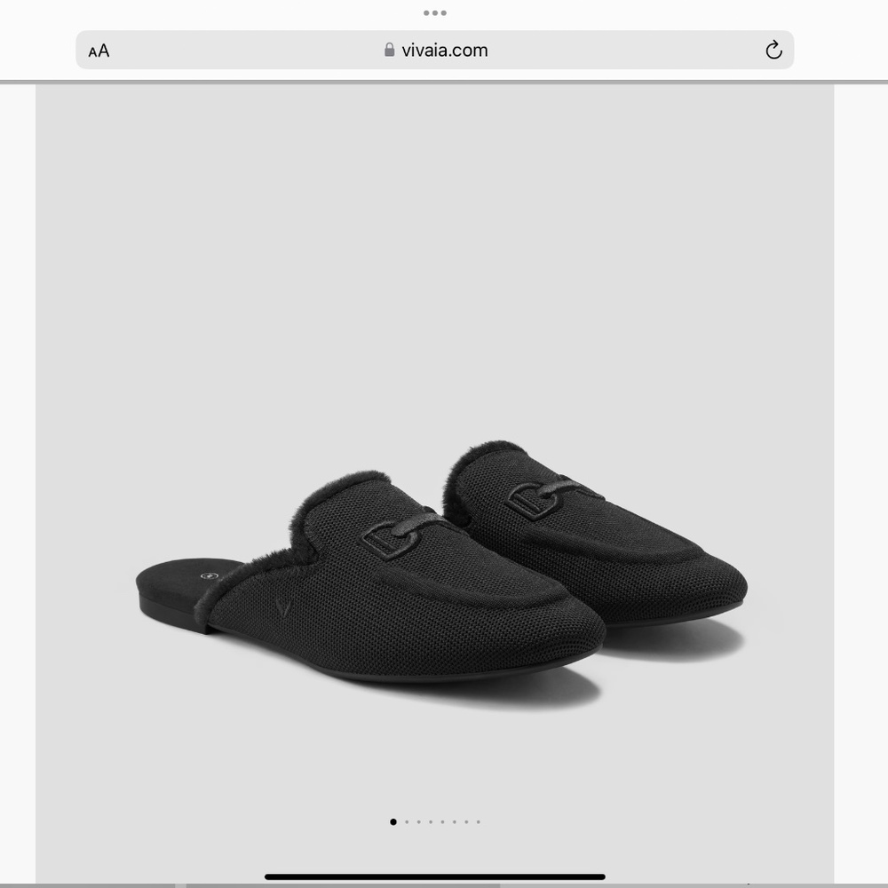 Vivaia round toe fluffy mule (Erica) 39